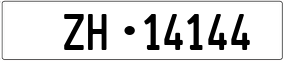 Truck License Plate